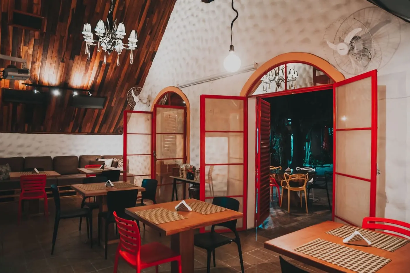 La sala, la sera