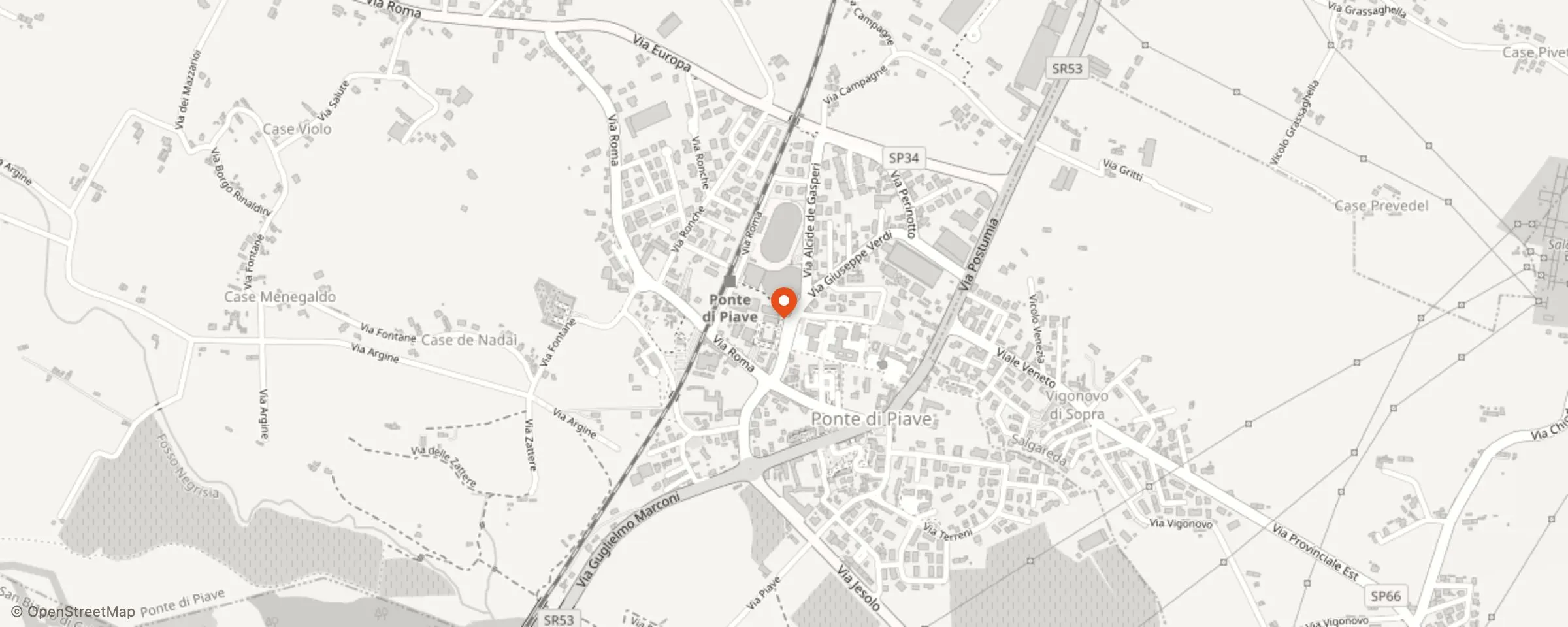 Mappa: Via Giuseppe Verdi, 11, 31047 Ponte di Piave